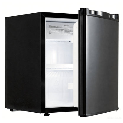 Compact Mini Fridge with 7-Level Adjustable Thermostat, Black Refrigerators at Gallery Canada