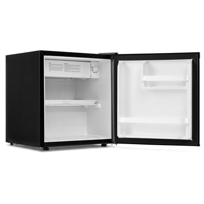 Compact Mini Fridge with 7-Level Adjustable Thermostat, Silver Refrigerators at Gallery Canada