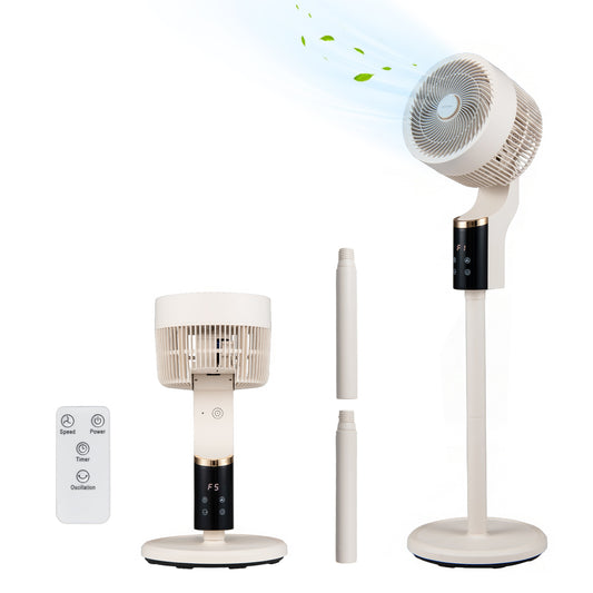 Compact Oscillating Fan, 70° Oscillation, 90° Tilt, White Fans White at Gallery Canada