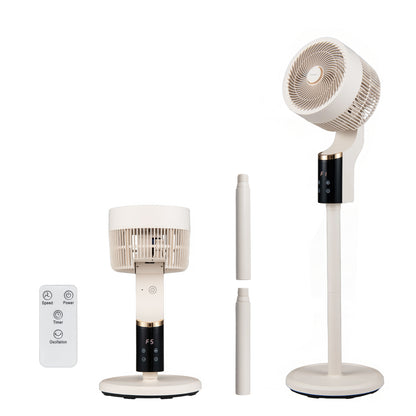 Compact Oscillating Fan, 70° Oscillation, 90° Tilt, White Fans at Gallery Canada