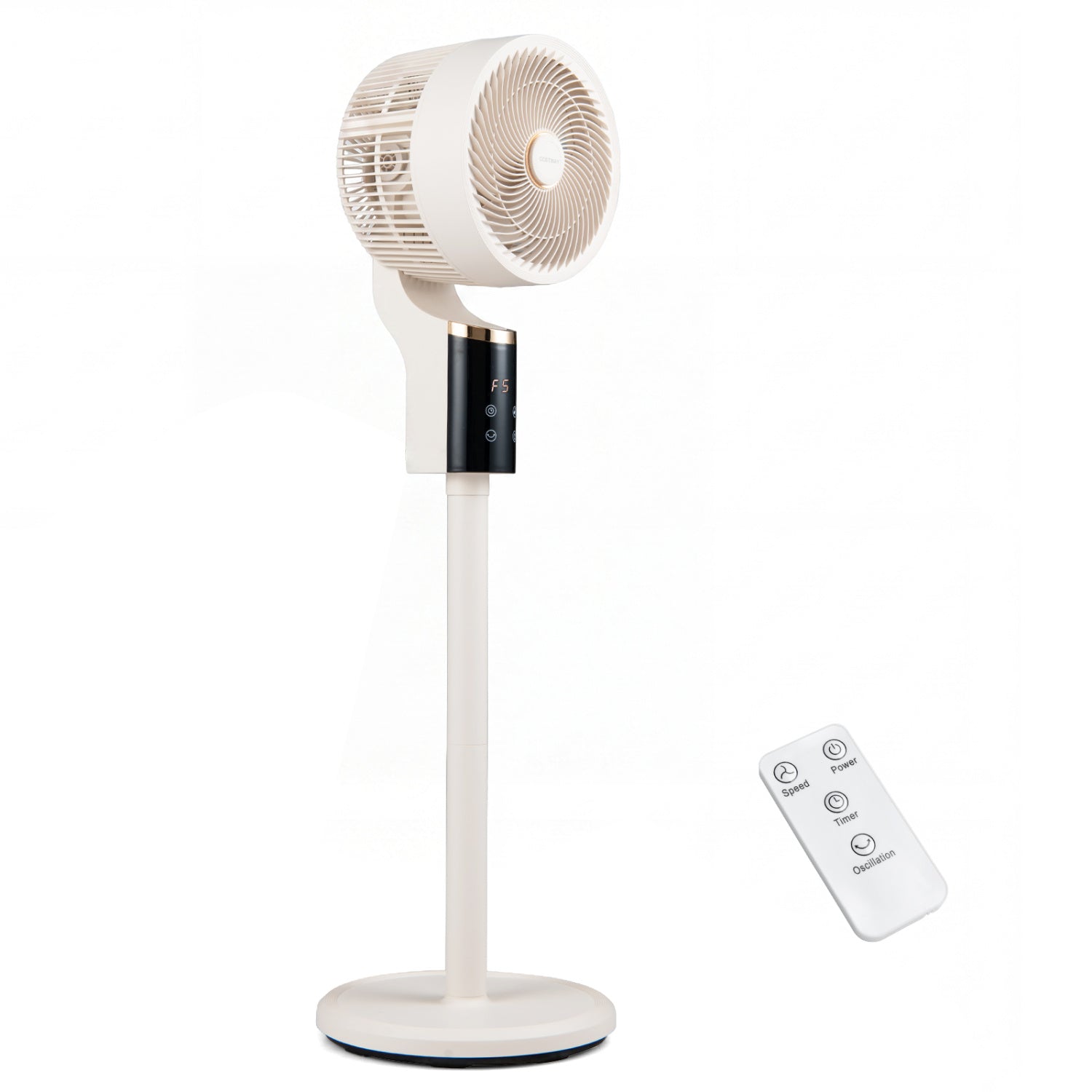 Compact Oscillating Fan, 70° Oscillation, 90° Tilt, White Fans at Gallery Canada