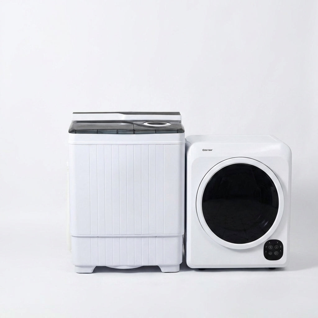 Compact Washer Dryer Laundry Combo for Household Washers & Dryers Gray/Blue at Gallery Canada