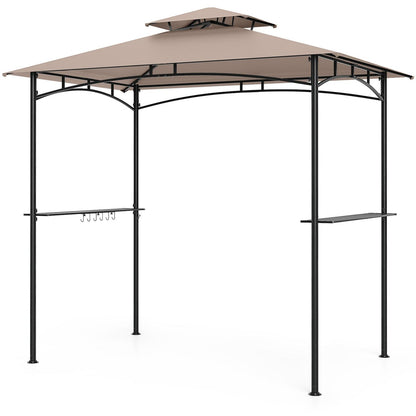 Complete BBQ Station, 8x5 FT, Waterproof Grill Gazebo