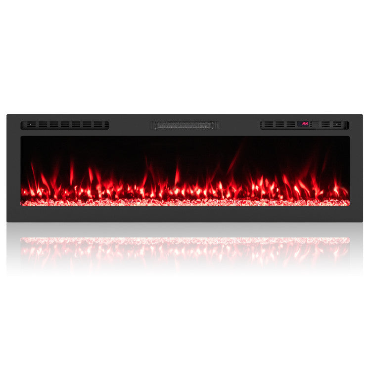 60" WiFi Fireplace, 7ft Christmas Tree, 3 Lighted Gift Boxes
