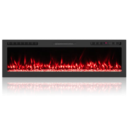 60" WiFi Fireplace, 7ft Christmas Tree, 3 Lighted Gift Boxes