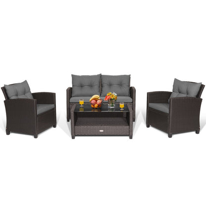 10x10 Hardtop Gazebo With 4-Piece Patio Conversation Set Outdoor & Patio Furniture at Gallery Canada