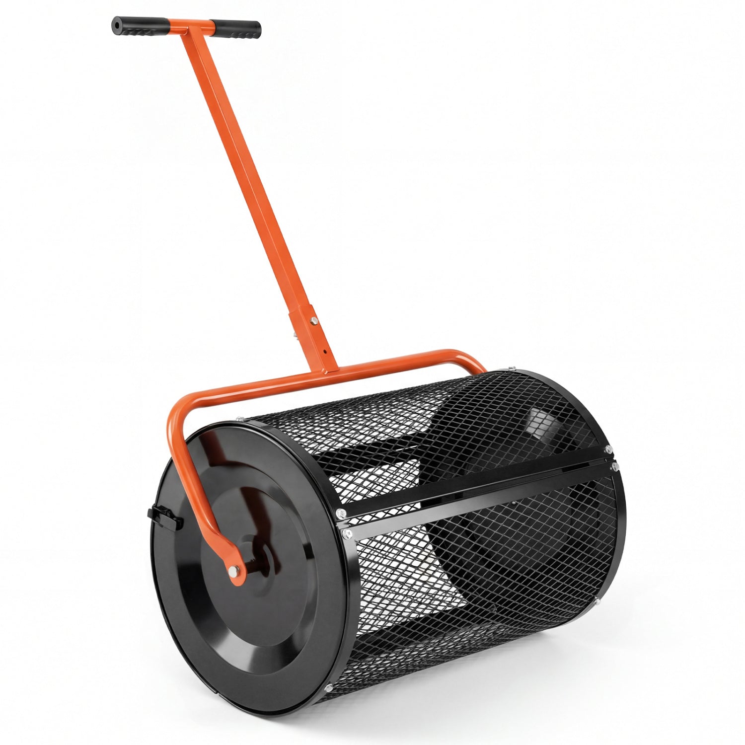 24 Inch Compost Spreader, Height Adjustable T Handle, Orange Lawn Care Tools at Gallery Canada