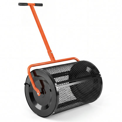 24 Inch Compost Spreader, Height Adjustable T Handle, Orange Lawn Care Tools at Gallery Canada