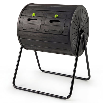 Compost Tumbler 37.5 Gallon Large Outdoor Compost Bin, Black Garden Tools at Gallery Canada