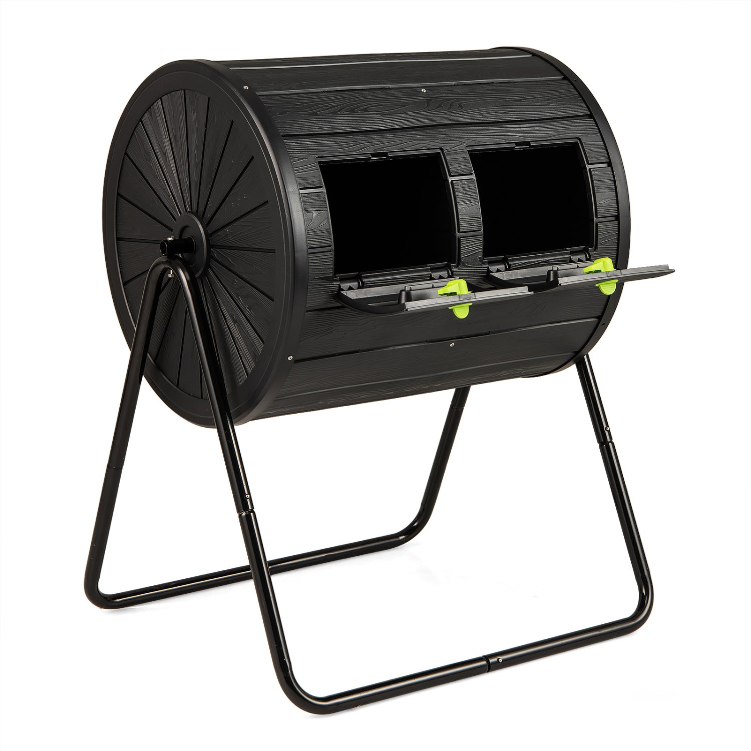 Compost Tumbler 37.5 Gallon Large Outdoor Compost Bin, Black Garden Tools at Gallery Canada