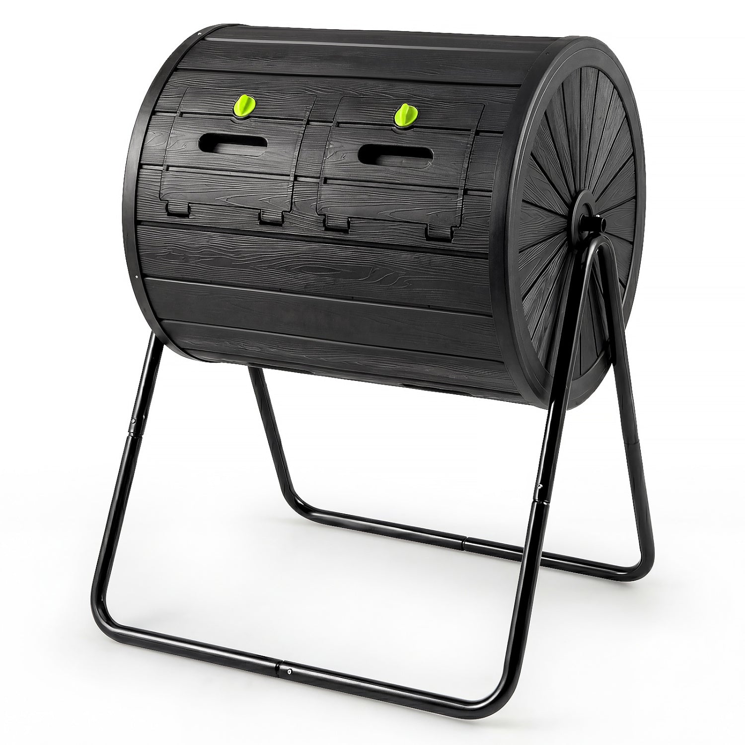 Compost Tumbler 37.5 Gallon Large Outdoor Compost Bin, Black Garden Tools at Gallery Canada