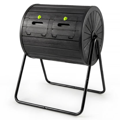 Compost Tumbler 37.5 Gallon Large Outdoor Compost Bin, Black Garden Tools at Gallery Canada
