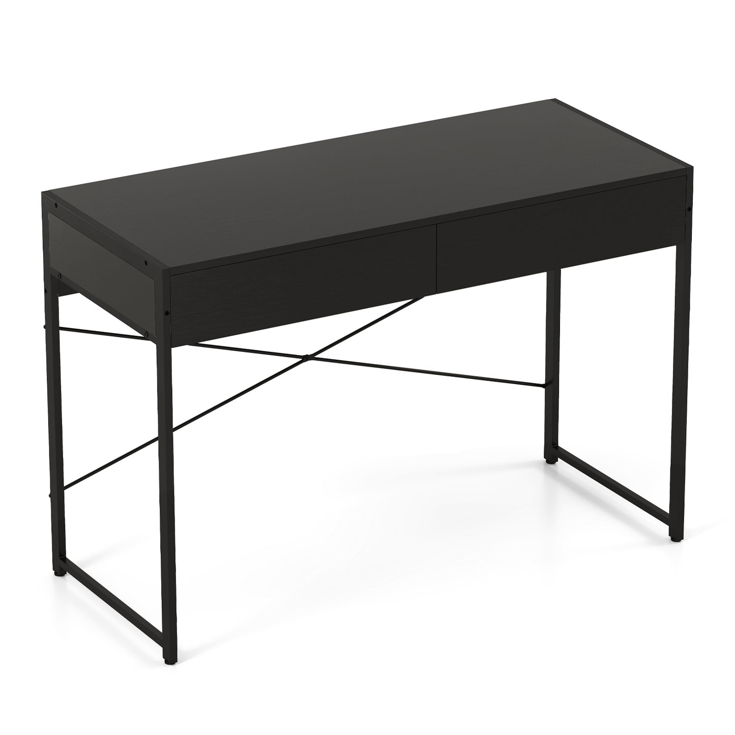 Computer Desk With 2 Drawers, 44 Inch, Black Computer Desks at Gallery Canada