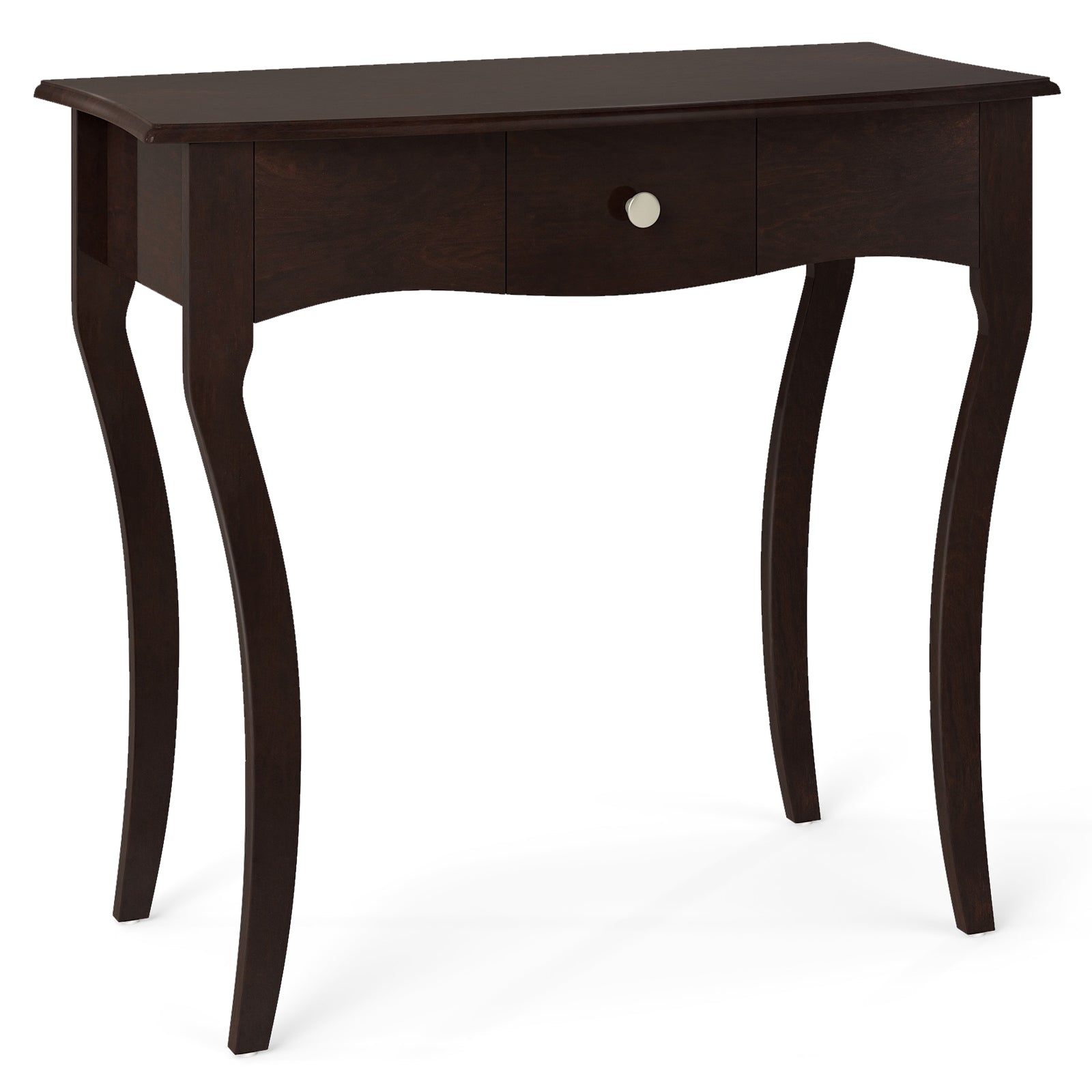 Console Table With Drawer, Solid Wood Frame, Espresso Console Tables at Gallery Canada