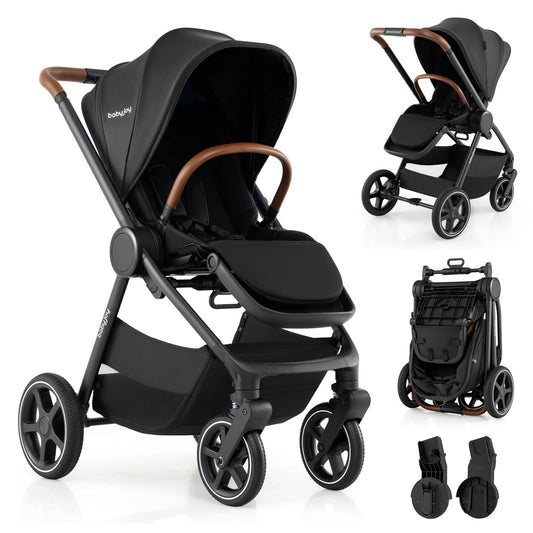 Convertible Travel Stroller, Car Seat Adapters, Black Baby Strollers Black at Gallery Canada