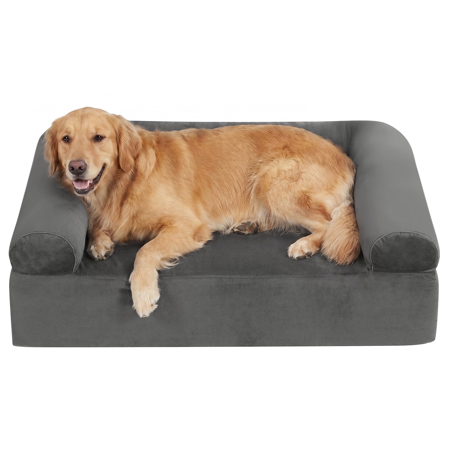 Cooling Gel Memory Foam Dog Bed, Medium, Dark Gray Dog Supplies at Gallery Canada
