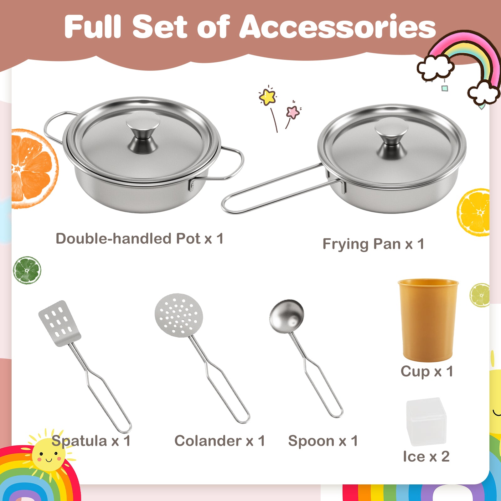 Corner Wooden Play Kitchen with Lights and Sounds Large Pretend Play Kitchen Set, Pink Play Kitchen Sets at Gallery Canada