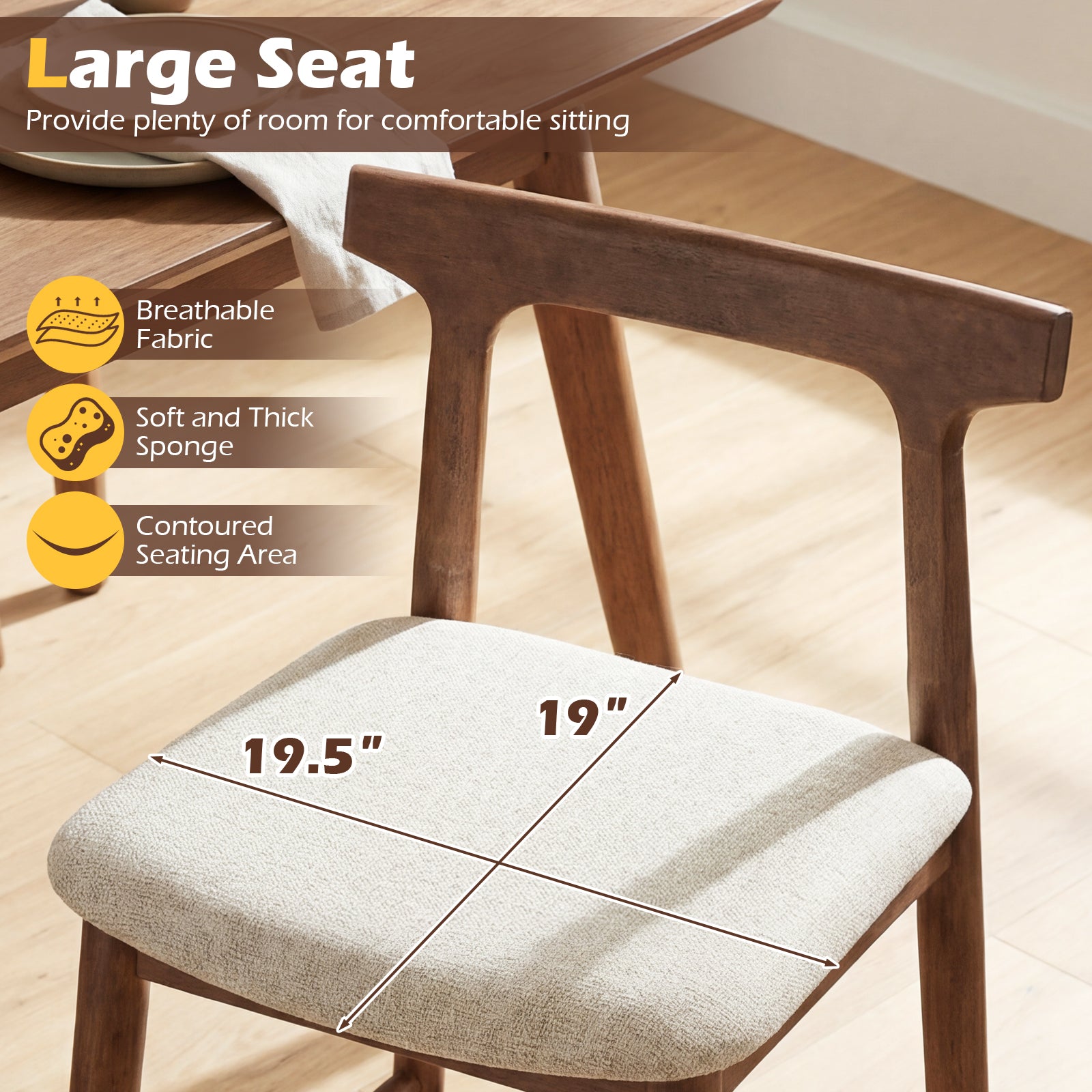 24 Inch Solid Wood Bar Stools, Curved Back Kitchen Island Chairs, Walnut Bar Stools at Gallery Canada