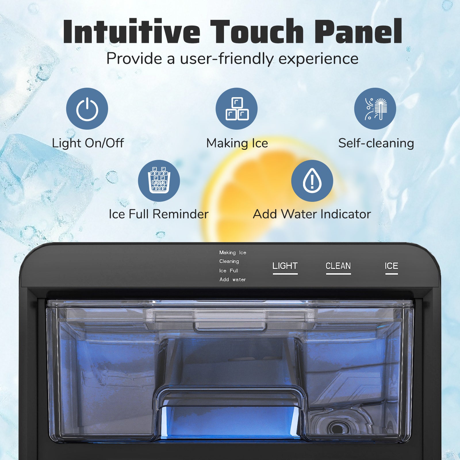 Countertop Nugget Ice Maker and Powerful Fruit Vegetable Juicer Combo for Refreshing Beverages Kitchen Appliances at Gallery Canada