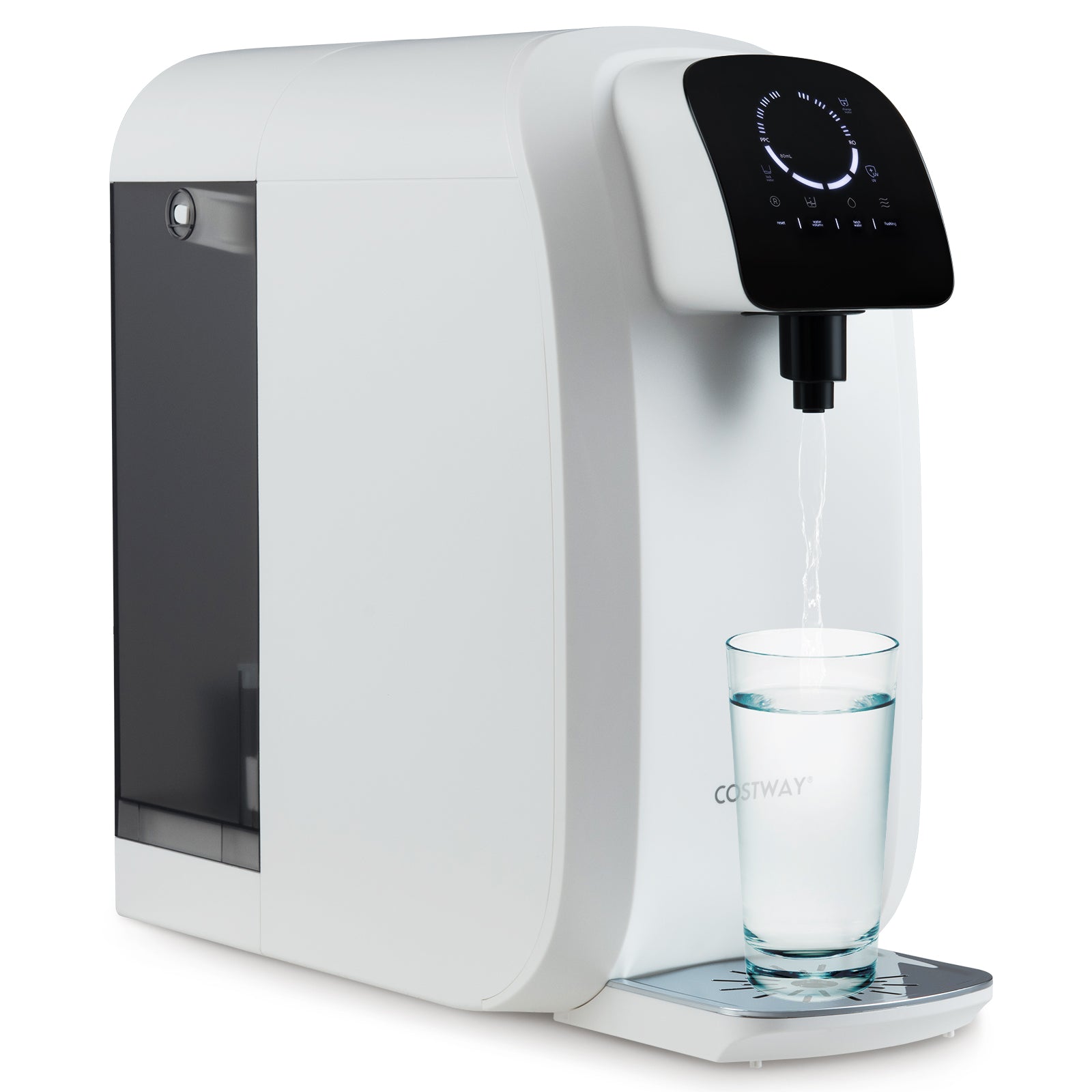 Countertop Reverse Osmosis Water Filter, 5-Stage RO PPC System, UV Light, White Water Dispensers White at Gallery Canada