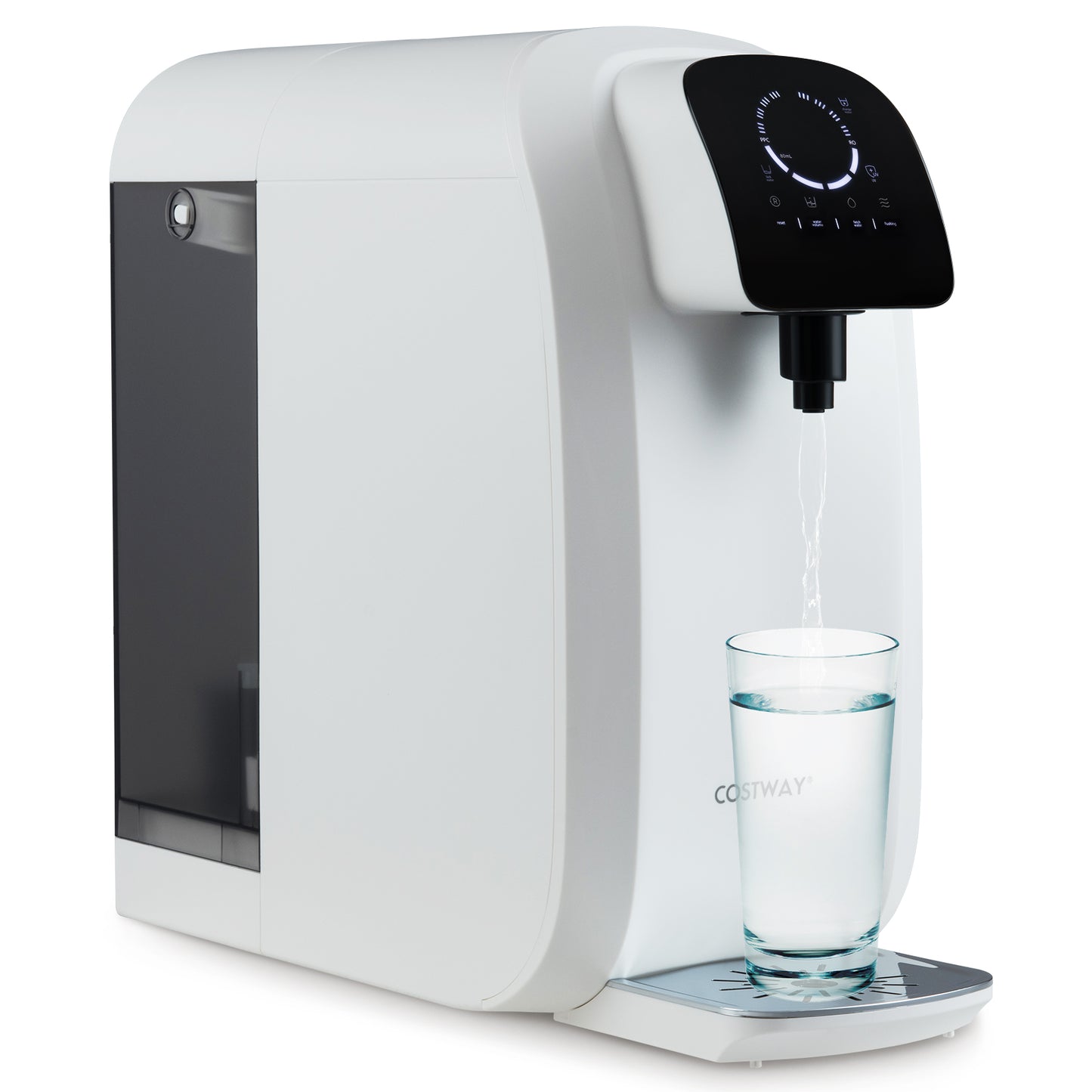 Countertop Reverse Osmosis Water Filter, 5-Stage RO PPC System, UV Light, White Water Dispensers White at Gallery Canada