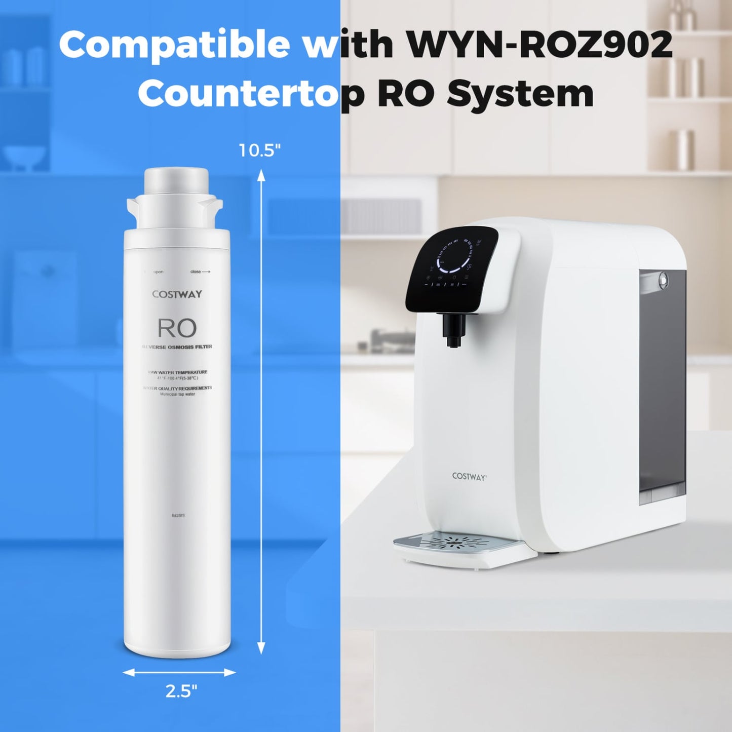 Countertop Reverse Osmosis Water Filtration System