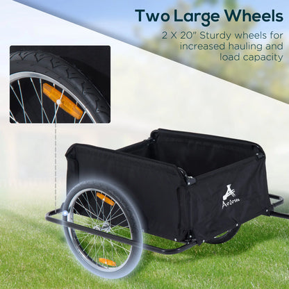 Bicycle Trailer, Utility Cart, Removable Cover, Red Bike Cargo Trailers at Gallery Canada