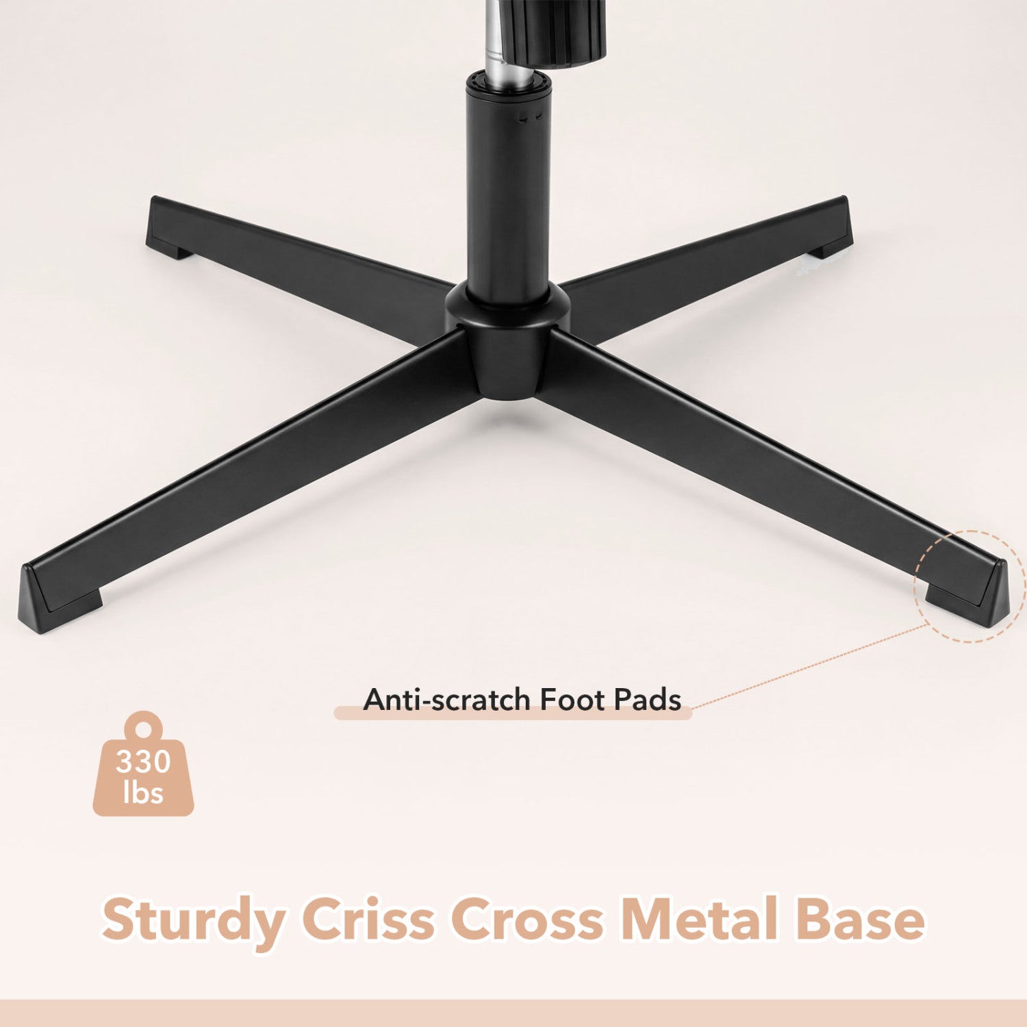 Criss Cross Chair With Flip-Up Arms Ergonomic Office Desk Chair, Beige Ergonomic Chairs at Gallery Canada
