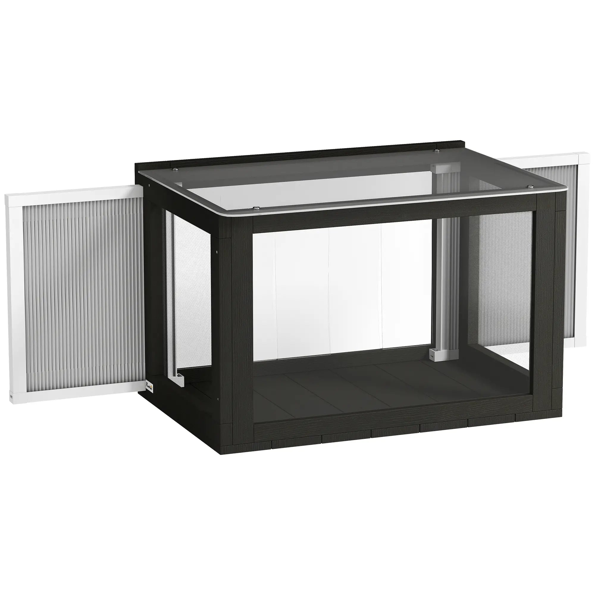 Outdoor Cat Enclosure, Adjustable Cat House, Waterproof Top, 24