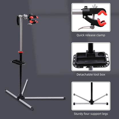 47" To 75" Adjustable Bike Repair Stand, Tool Tray, Bicycle Rack Bike Repair Stands at Gallery Canada
