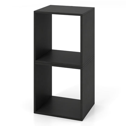 Organisateur de rangement Cube, lot de 2, noir