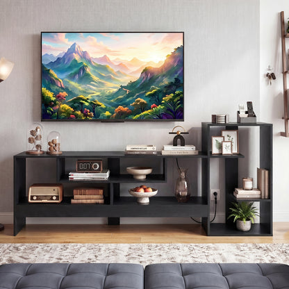 Cube TV Stand For 55 Inch TV, Black