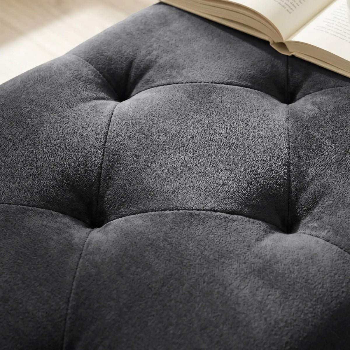 Storage Ottoman Bench, 63" for Queen/King Bed, Dark Grey Storage Ottomans & Benches at Gallery Canada