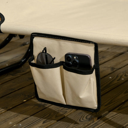 2 Piece Folding Chaise Lounges, Reclining Back, Sunshade, Pool, Beach, Patio Lounger Chairs at Gallery Canada