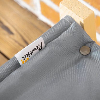 Raised Dog Bed, Washable Cushion, Elevated Pet Bed, Pine Wood Frame, 35.5" x 20" x 11" Elevated Dog Beds at Gallery Canada