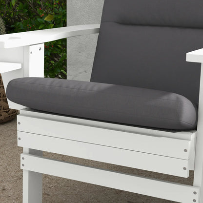 Adirondack Chair Cushion, Replacement with Back and Ties, Grey Patio Chair Cushions at Gallery Canada