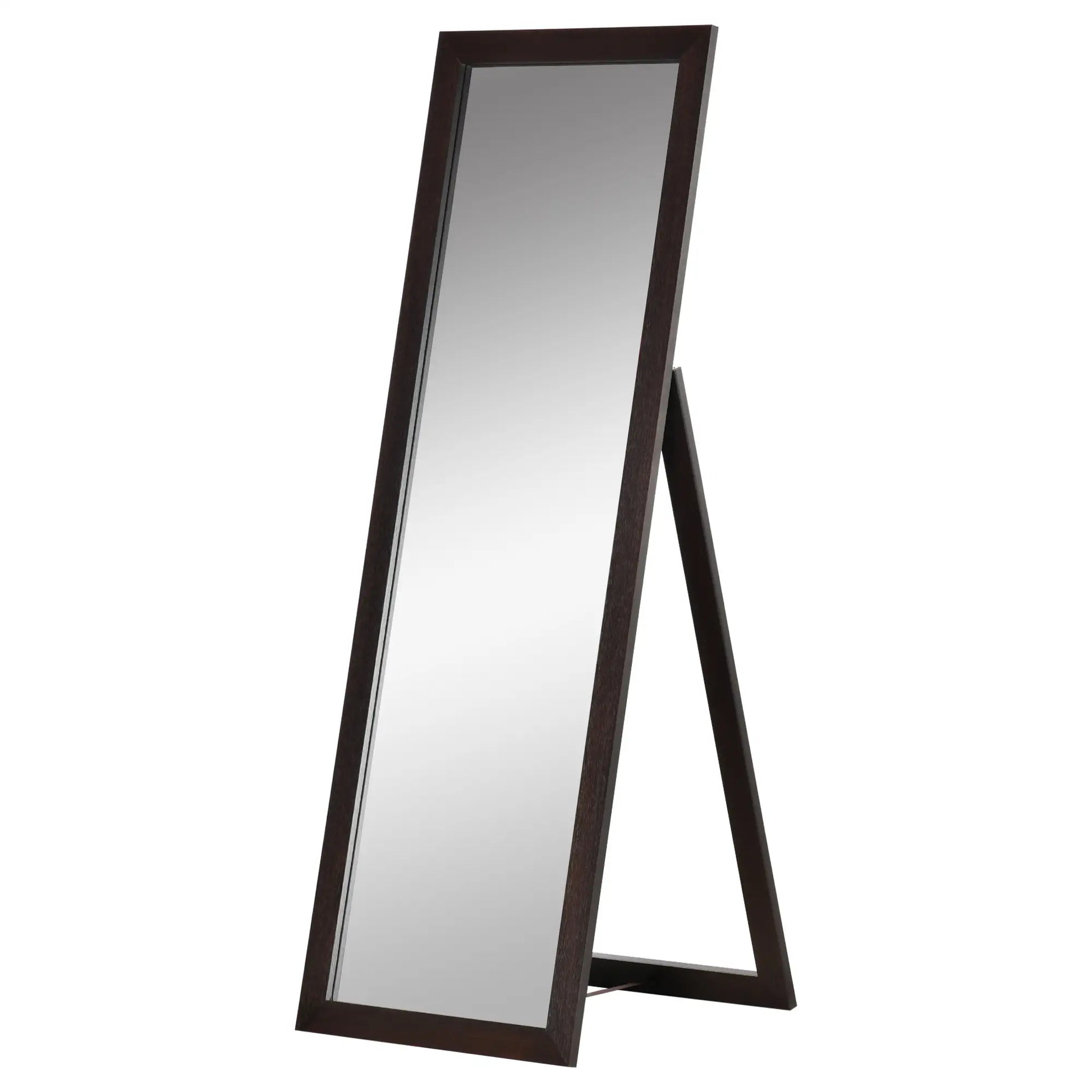 58" x 20" Full Length Mirror, Floor Standing, Rectangular, Brown Full Length Mirrors at Gallery Canada