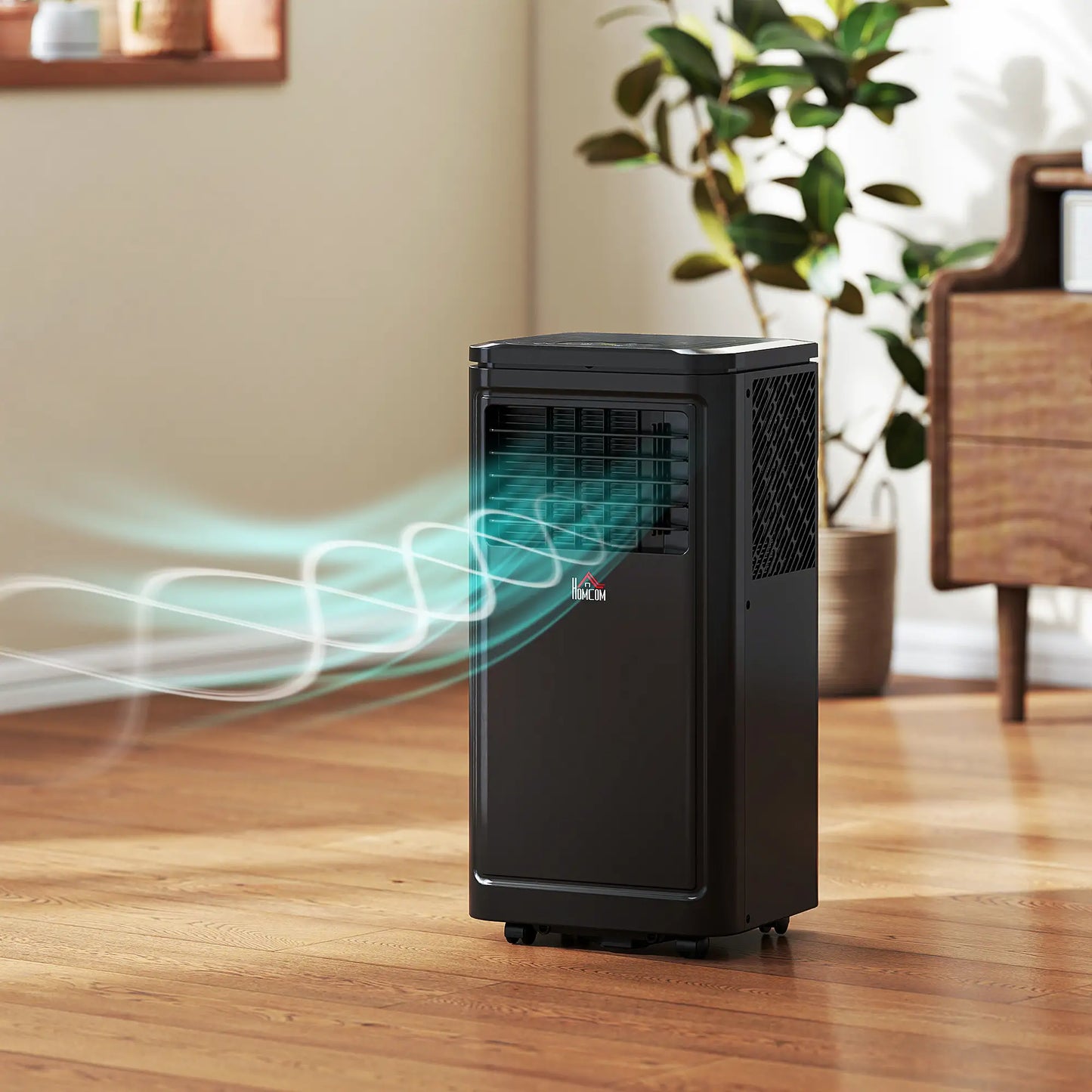 8000 BTU Portable AC, Dehumidifier, Remote, 24H Timer, Black Air Conditioner at Gallery Canada