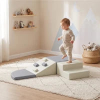 Ensemble de 4 blocs d'escalade en mousse pour bébé en intérieur