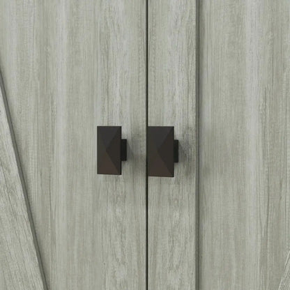 72" Freestanding Storage Cabinet, Kitchen Pantry with Doors, Shelves, Grey Kitchen Pantry Cabinets at Gallery Canada