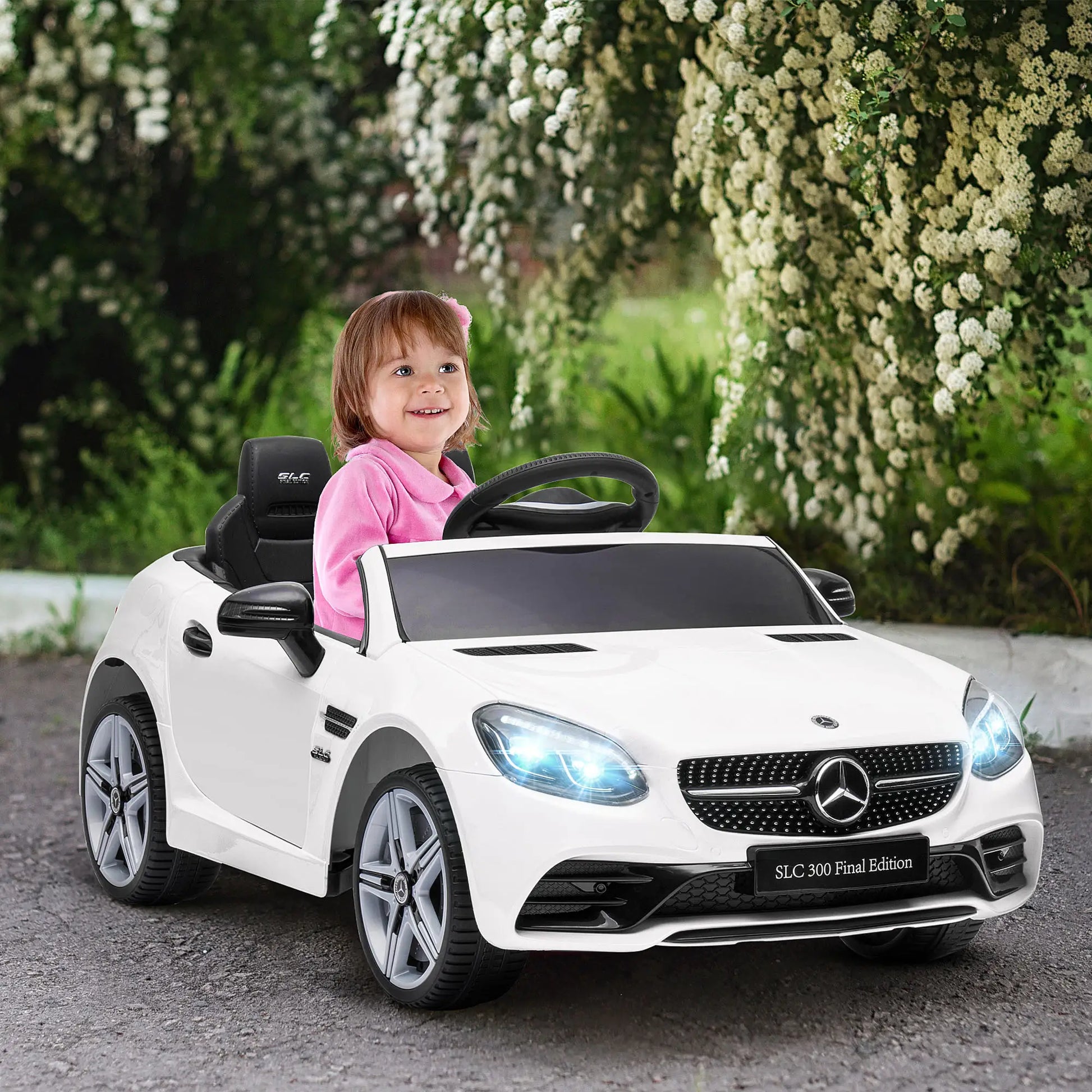 12V Ride On Car, Parent Remote Control, For 3-6 Years, White Electric Toy Cars at Gallery Canada