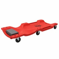 Chariot de mécanicien de 40 pouces, capacité de 330 LBS, rouge