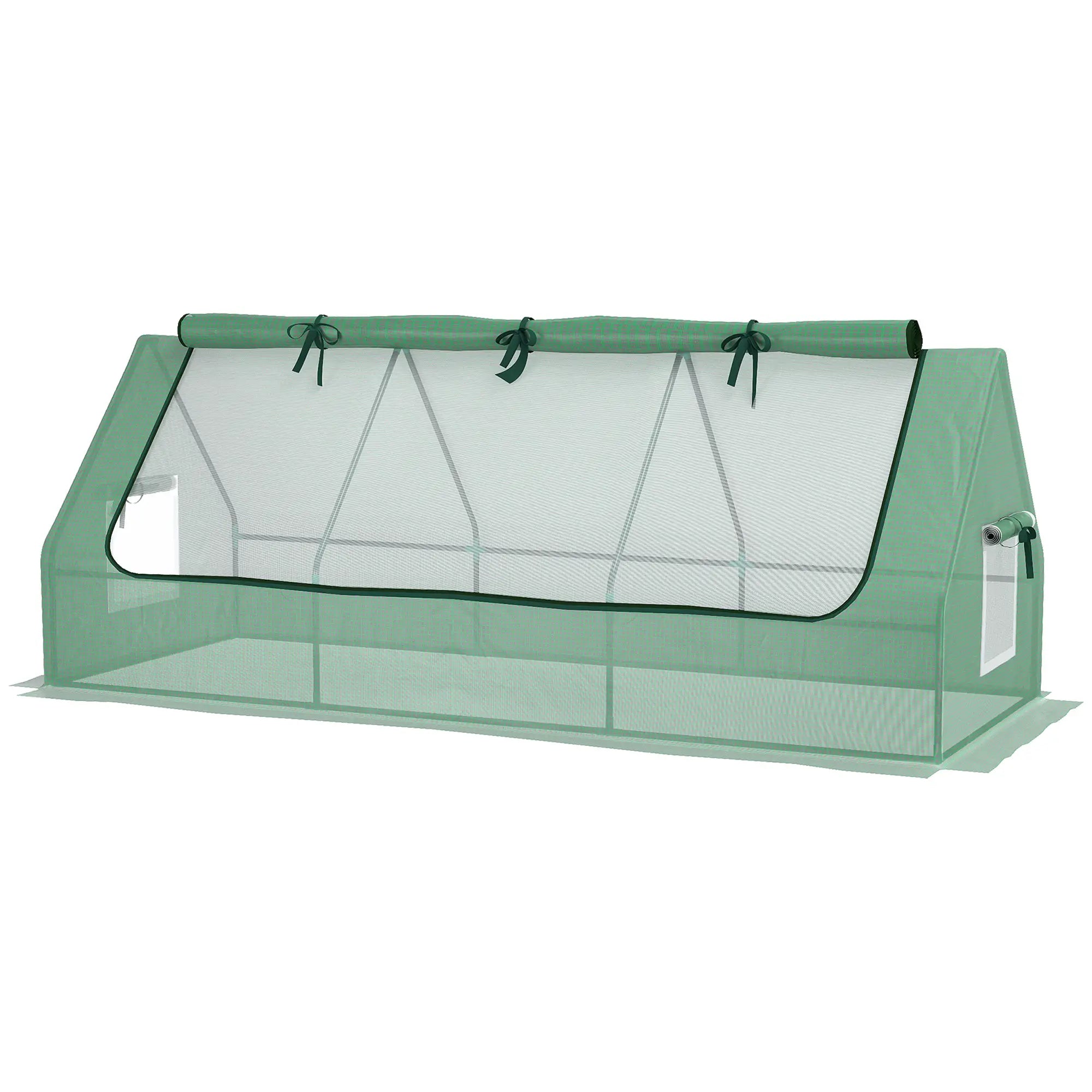 Portable Mini Greenhouse, Mesh Windows, 94.5