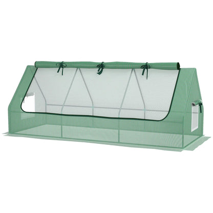 Portable Mini Greenhouse, Mesh Windows, 94.5" x 35.4" x 35.4", Green Mini Greenhouses at Gallery Canada