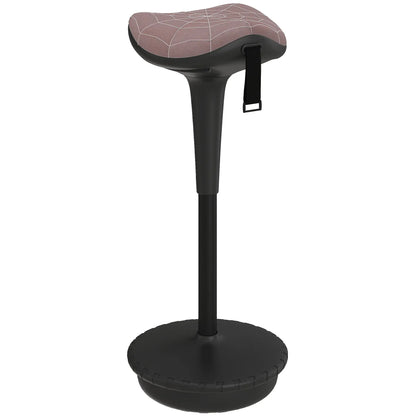 Backless Wobble Stool, Adjustable Standing Desk Chair, Brown Office Chairs at Gallery Canada