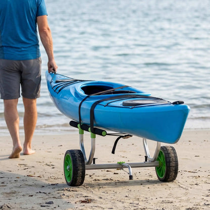 Adjustable Width Kayak Cart Dolly, Green Kayak Carts at Gallery Canada