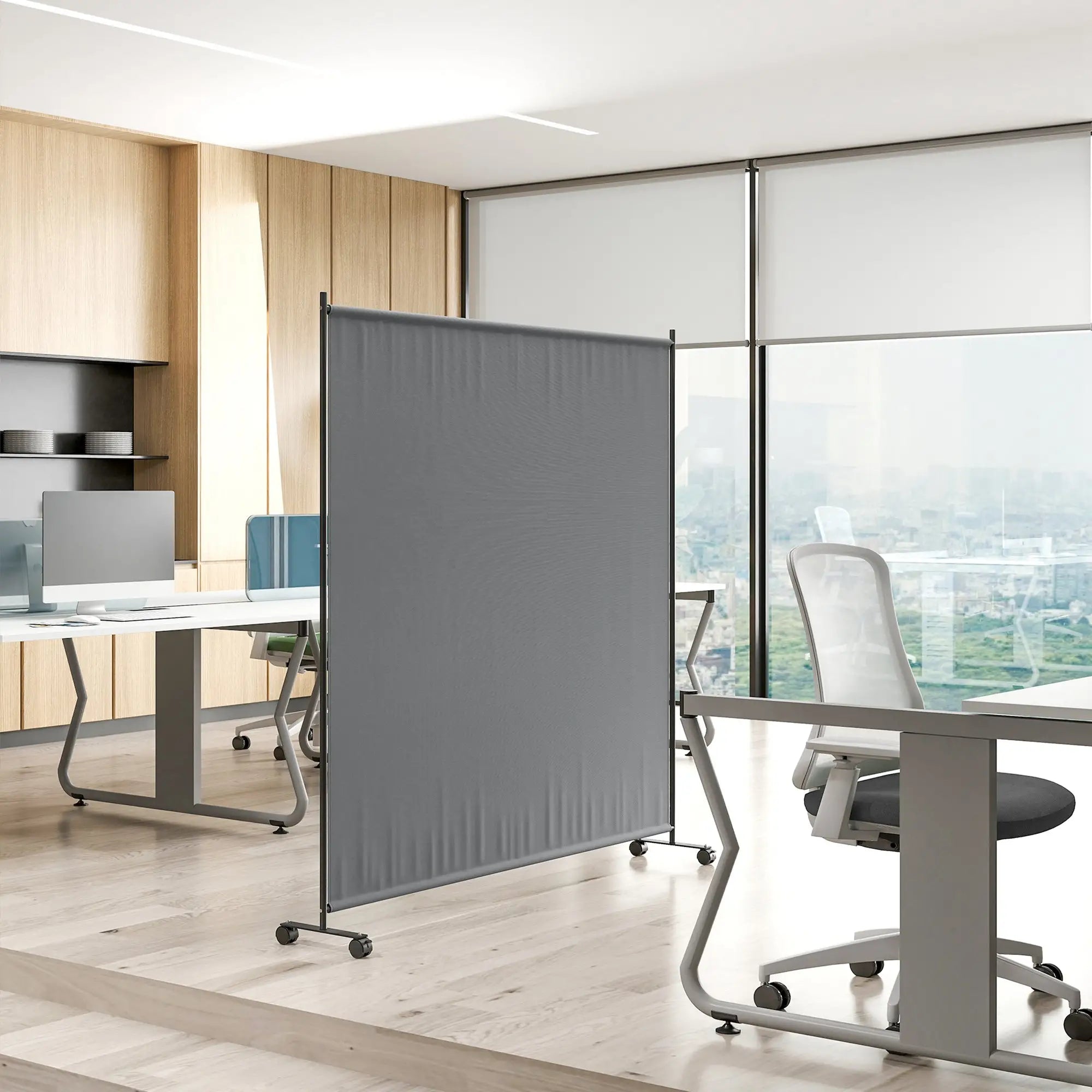 Outdoor Room Divider, Rolling Privacy Screen, 6ft Tall Side Awnings at Gallery Canada