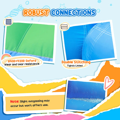 Inflatable Bounce House with Slide, Basketball, Ball Pit, 163" x 81" x 75" Inflatables at Gallery Canada