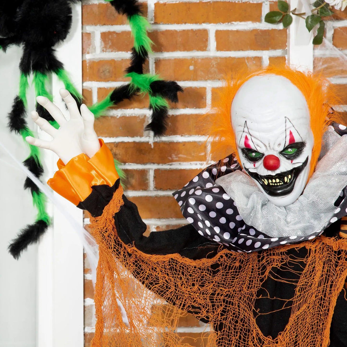 5ft Outdoor Halloween Decoration, Talking Circus Clown, Sound Motion Activated Halloween Decorations at Gallery Canada