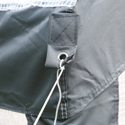 7' x 12' x 7' Heavy Duty Walk-In Greenhouse, Plant Growing Tent, White Tunnel Greenhouses at Gallery Canada